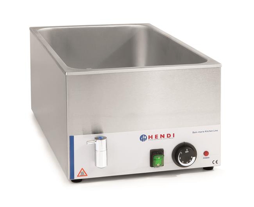 Bemar z kranem spustowym HENDI Ranger, HENDI, Kitchen Line, GN 1/1, 230V/1000W, 576x334x(H)241mm 