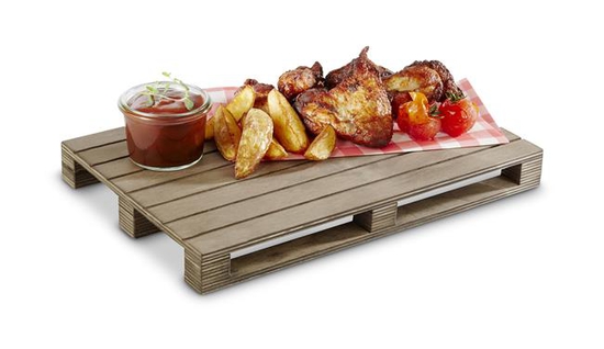 Deska do serwowania - paleta 400x150x(H)30 mm 