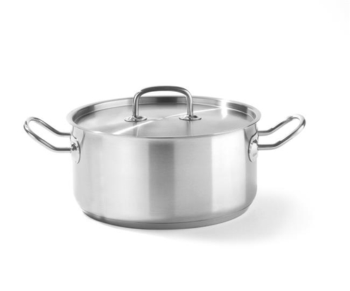 Garnek średni z pokrywką 31,4l - Kitchen Line 