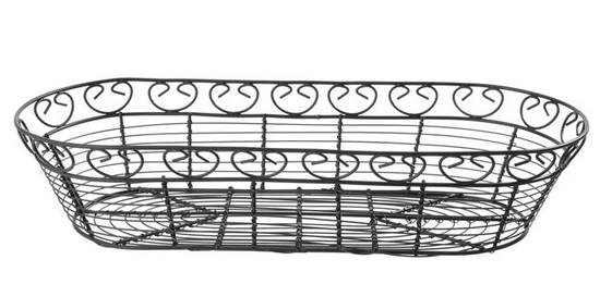 Koszyk Deco podłużny, 385x160 mm 
