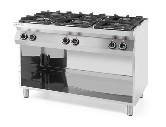 KUCHNIA GAZOWA 6-PALNIKOWA KITCHEN LINE NA PODSTAWIE OTWARTEJ 