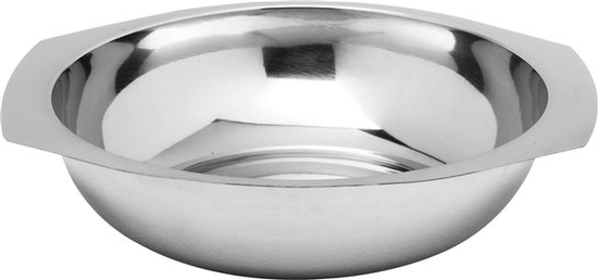 Miseczka stalowa na warzywa/surówkę z uchwytami śr. 160 mm