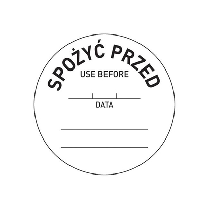 Etykiety Food Safety - "Spożyć przed" 