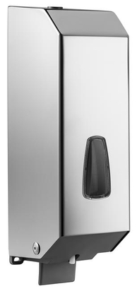 Naścienny dozownik do mydła, wykonany z AISI 304, 105x110x(h) 320 mm, 1,2 L 