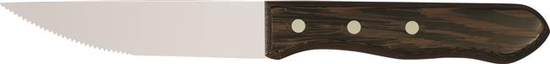 Nóż do steków 125 mm z drobnymi ząbkami, uchwyt drewniany wenge 