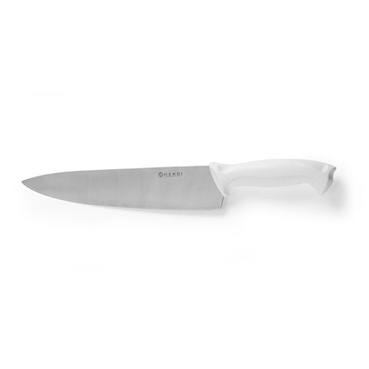 Nóż kucharski HACCP - 240 mm, biały 