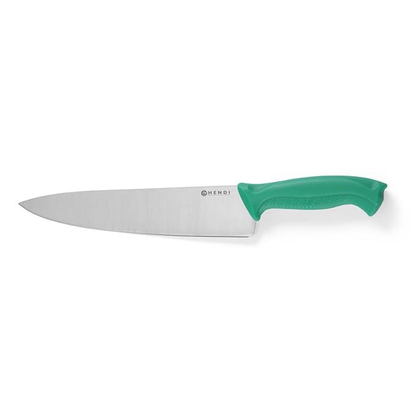 Nóż kucharski HACCP - 240 mm, zielony 