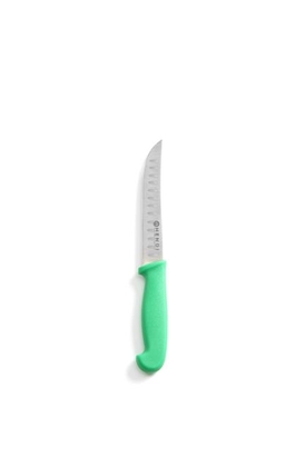 Nóż uniwersalny długi HACCP - 130 mm, zielony 