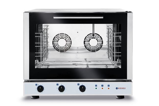 Piec konwekcyjny z nawilżaniem 4x GN 1/1 – elektryczny, sterowanie manualne 