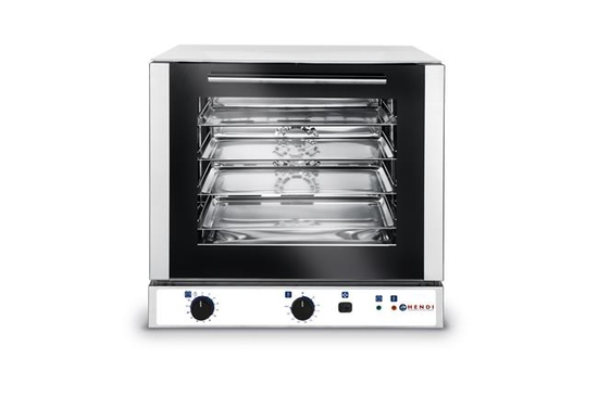 Piec konwekcyjny z nawilżaniem 4x429x345mm - elektryczny, sterowanie manualne 