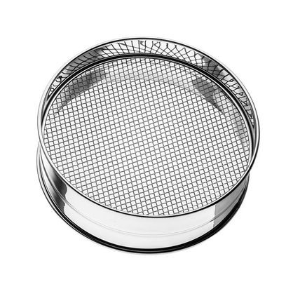 Sito do przesiewania mąki , O350x(H)100 mm, dziurki 0,5x0,5 mm 