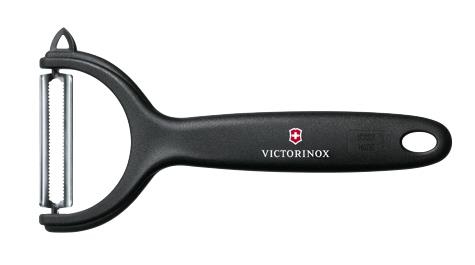 Victorinox Obieraczka do pomidorów i kiwi, ząbkowane ostrze, czarna 