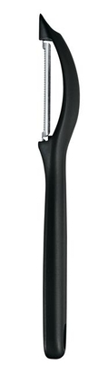 Victorinox Swiss Classic Obieraczka uniwersalna, ząbkowane ostrze, czarna 