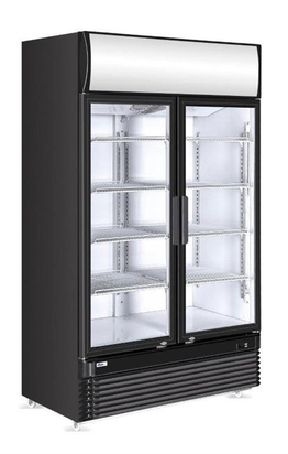 Witryna chłodnicza z podświetlanym panelem 2-drzwiowa, 618 l, Arktic, 230V/400W, 1120x595x(H)1965mm 