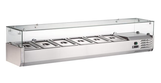 Nadstawa chłodnicza 9x GN1/3 max. H 150 mm do stołów 234846 i 234853 