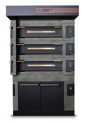 Piec trzykomorowy S125 Icon z okapem i komorą rozrostu H=700mm 
