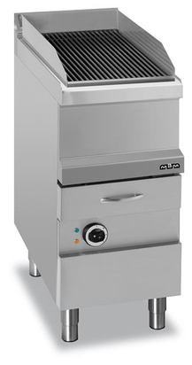 Grill wodny na podstawie z szufladą na wodę, elektryczny, linia 700 