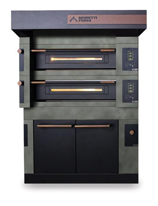Piec dwukomorowy S105 Icon z okapem i komorą rozrostu H=900mm 