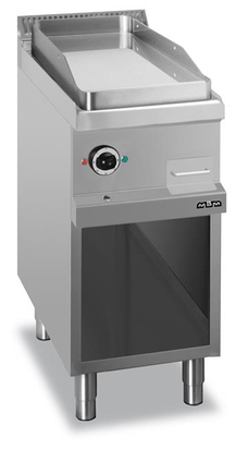 Płyta grillowa elektryczna, stołowa, gładka, chromowana linia 700 