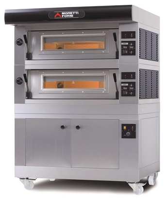  Elektryczne wielopoziomowe piece do pizzy P120E "A" podstawa na kołach – wys. 950 mm