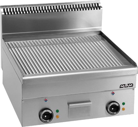 Płyta grillowa stołowa,ryflowana - elektryczna MBM600 