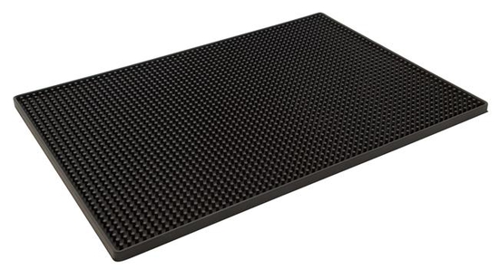 Barowa czarna mata gumowa   80x600 mm