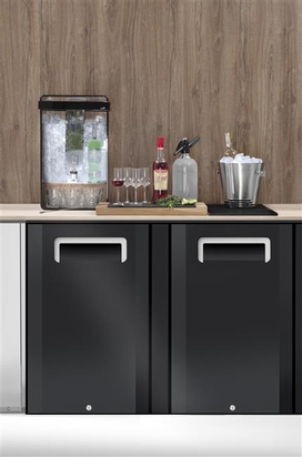 Chłodziarka barowa BACKBAR SYMBIOSE model 3-drzwiowy	