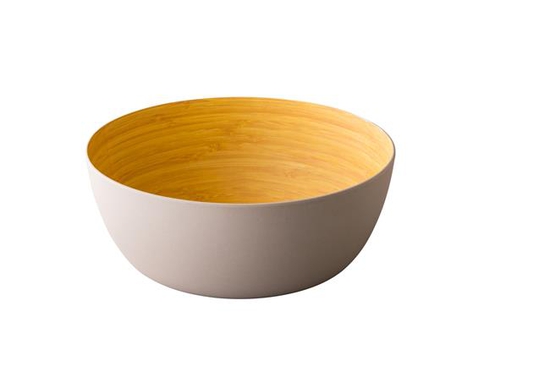 Miska eco-friendly bamboo fibre szara 