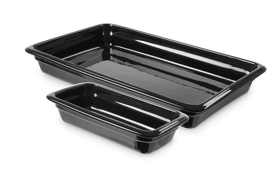 Pojemnik porcelanowy czarny GN1/2