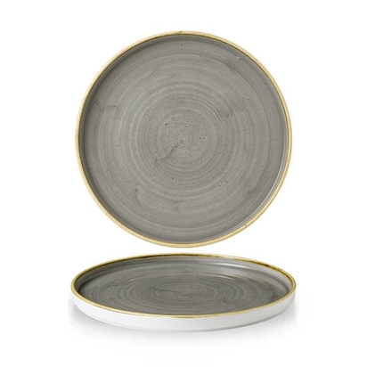 Talerz płytki z rantem Peppercorn Grey 210mm