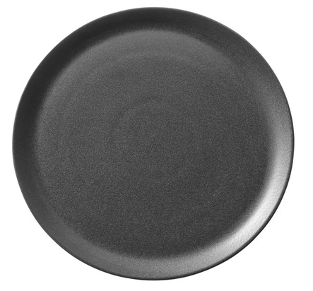 Talerz płaski 320 mm czarny - zestaw 6 sztuk 