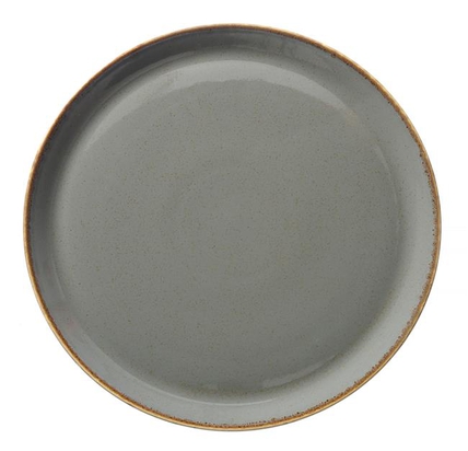 Talerz płaski 320 mm szary - zestaw 6 sztuk 