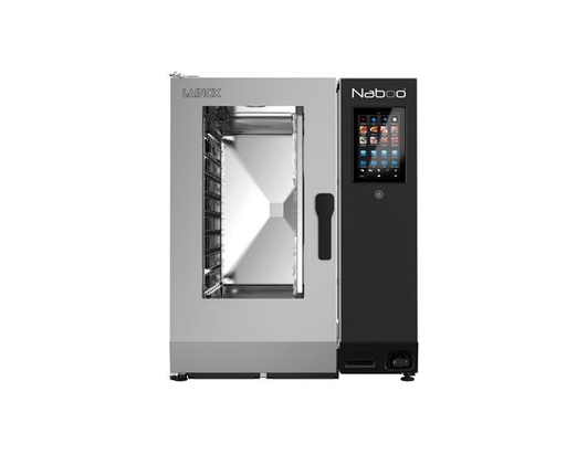 Piec konwekcyjno-parowy Lainox Naboo Boosted, 10x GN1/1 z bezpośrednim natryskiem i systemem myjącym NAG101B