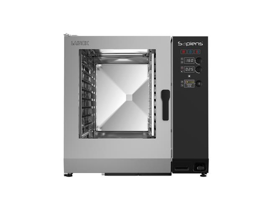 Piec konwekcyjno-parowy Lainox Sapiens Boosted, 10x GN 2/1 lub 20x GN 1/1 z bezpośrednim natryskiem i systemem myjącym SAG102B