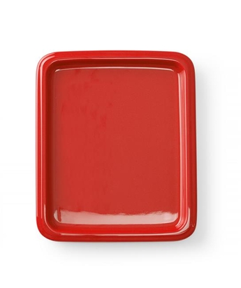 Taca porcelanowa GN, czerwona GN 2/4