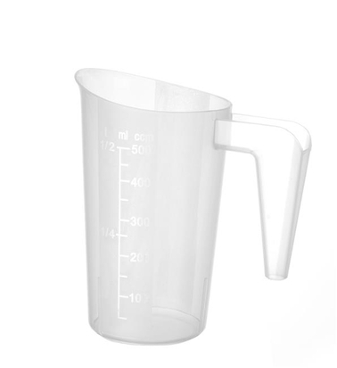 Miarka z polipropylenu piętrowalna 0,5l 