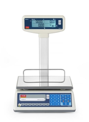 Waga kalkulacyjna LCD z wysięgnikiem i legalizacją, seria EGE, 15 kg 