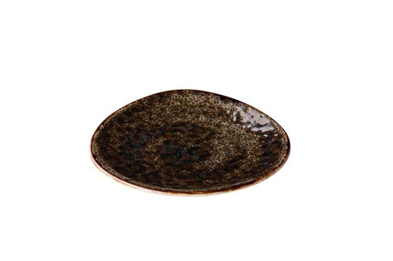 Talerz trójkątny Jersey Brown 210mm