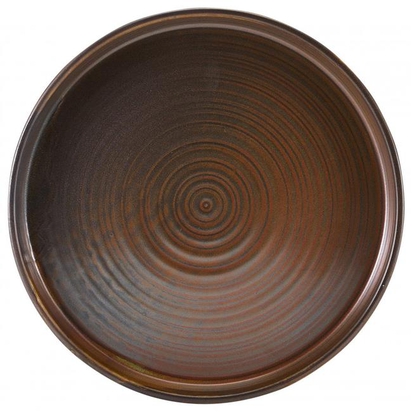 Talerz płytki z rantem Rustic Copper Diverse 180mm