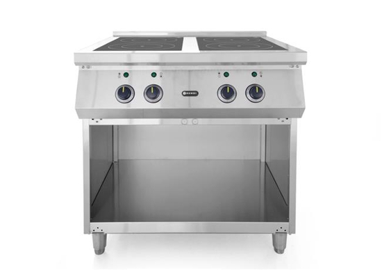 Kuchnia indukcyjna 4-palnikowa, HENDI, 400V/17000W, 800x700x(H)870mm 