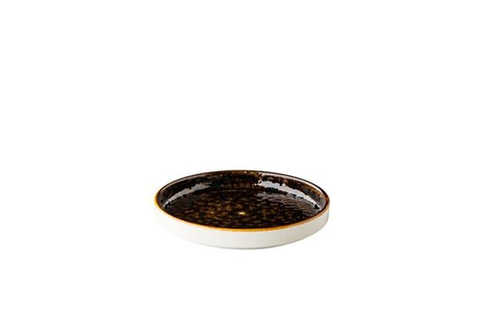 Talerz z wysokim rantem Jersey Brown 254mm