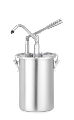 Pojemnik ze stali nierdzewnej do sosów z dyspenserem, HENDI, 4,5L, xx(H)420mm 