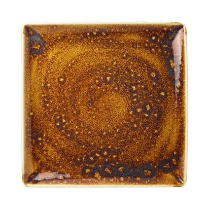 Półmisek kwadratowy Vesuvius Amber 270 mm x 270 mm 