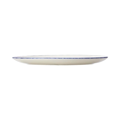 Talerz owalny coupe Blue Dapple 
