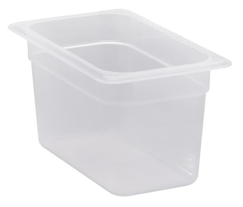 Pojemnik GN 1/4 z przezroczystego polipropylenu, Cambro, GN 1/4, transparentny, 162x265x(H)65mm 3,7 l