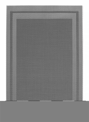 Podkładka na stół, ramka – zestaw, HENDI, grafitowy, 6 szt., 450x300mm 