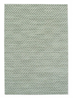 Podkładka na stół, wzory geometryczne – zestaw, HENDI, zielony, 6 szt., 450x300mm 
