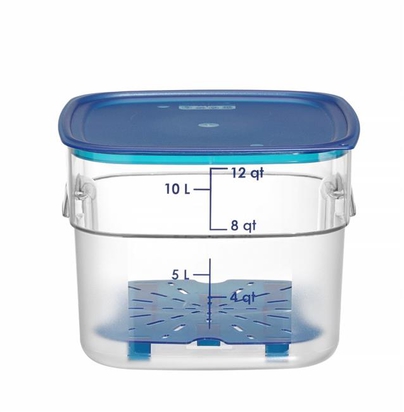 Pojemnik na żywność CamSquares Fresh Pro, Cambro, 11,4L, transparentny, 289x289x(H)216mm 