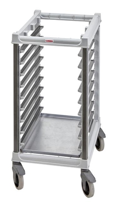 Wózek Camshelving do transportu pojemników, 9 × 600×400, Cambro, 516x783x(H)101mm 