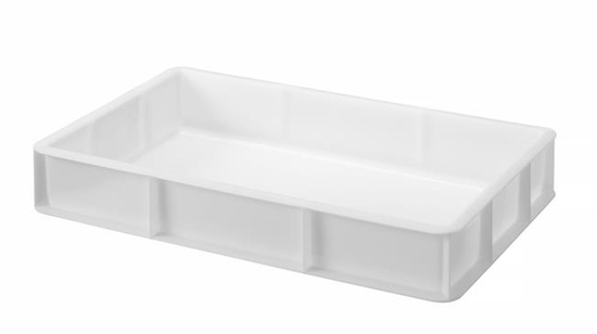 Pojemnik na ciasto na pizzę, HENDI, GN 1/1, biały, 530x325x(H)90mm 